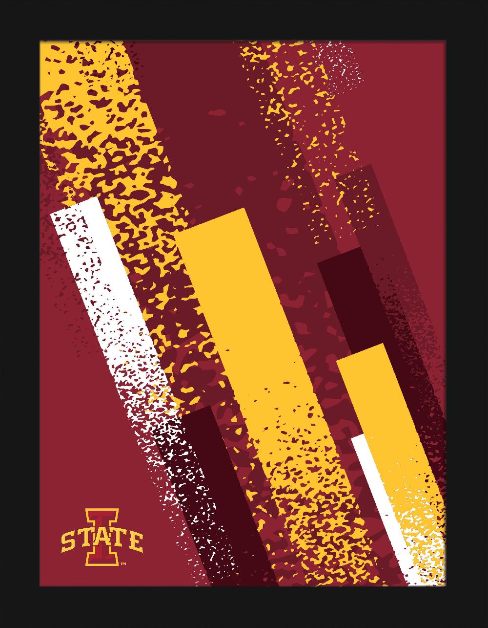 fan creations Iowa State Team Color 12x16
