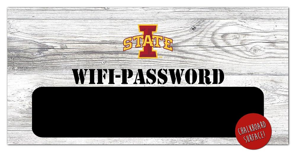 fan creations Iowa State Wifi Password 6x12 Sign