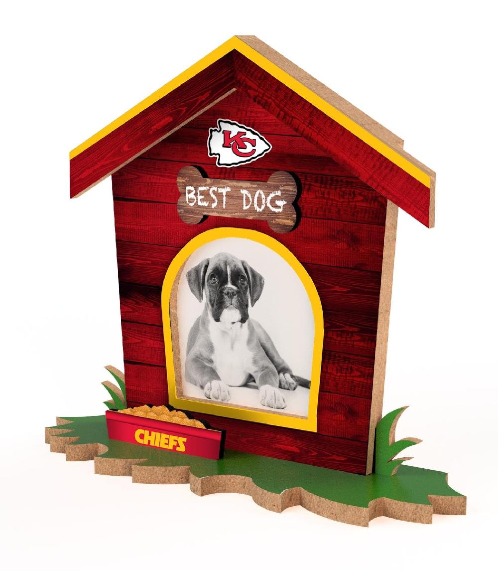 fan creations Kansas City Chiefs Dog House Frame