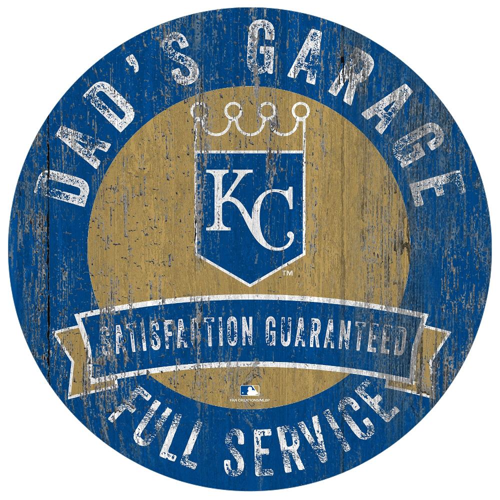 fan creations Kansas City Royals Dad's Garage Sign
