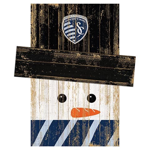 fan creations Kansas City Sporting Snowman Head