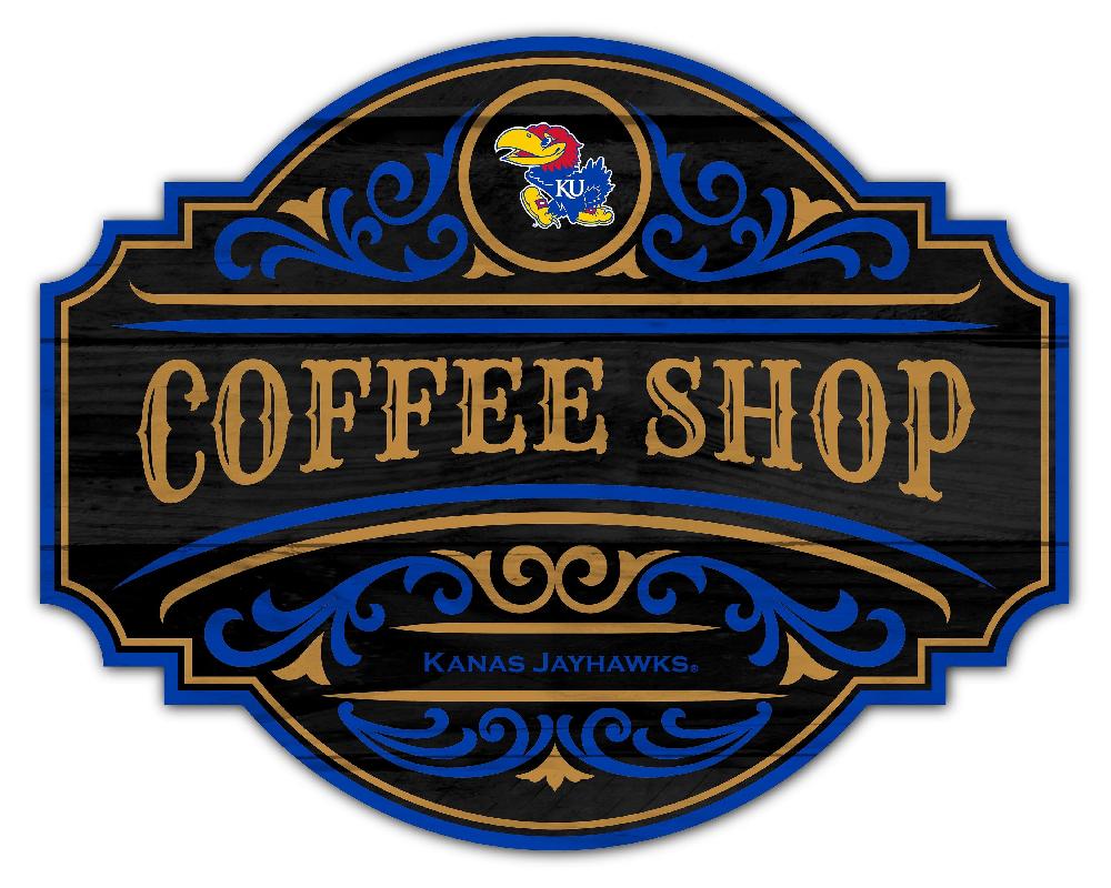 fan creations Kansas Coffee Tavern Sign 24in