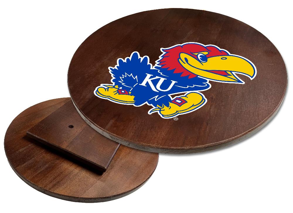 fan creations Kansas Logo Lazy Susan