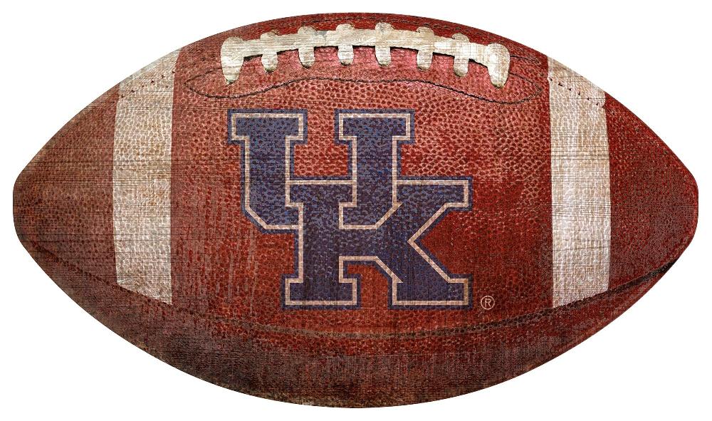 fan creations Kentucky 12in Football Shaped Sign