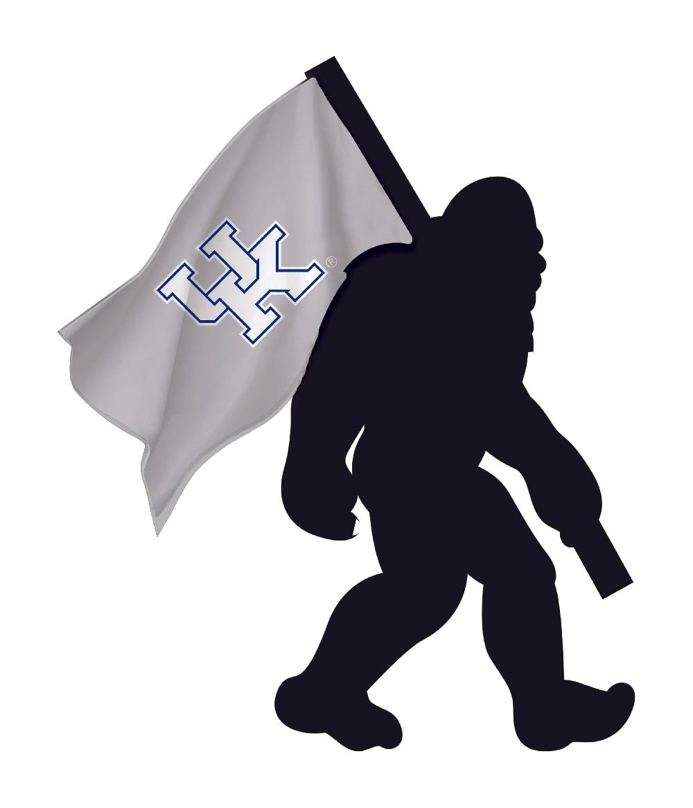 fan creations Kentucky 18 inch Bigfoot Cutout