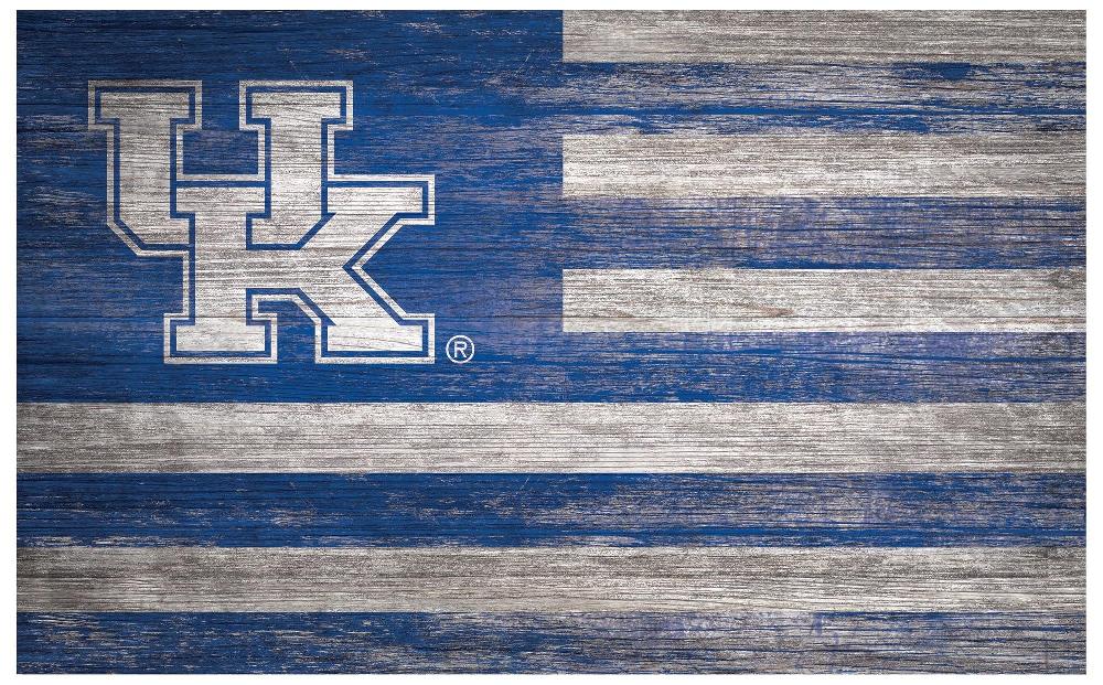fan creations Kentucky Distressed Flag 11x19