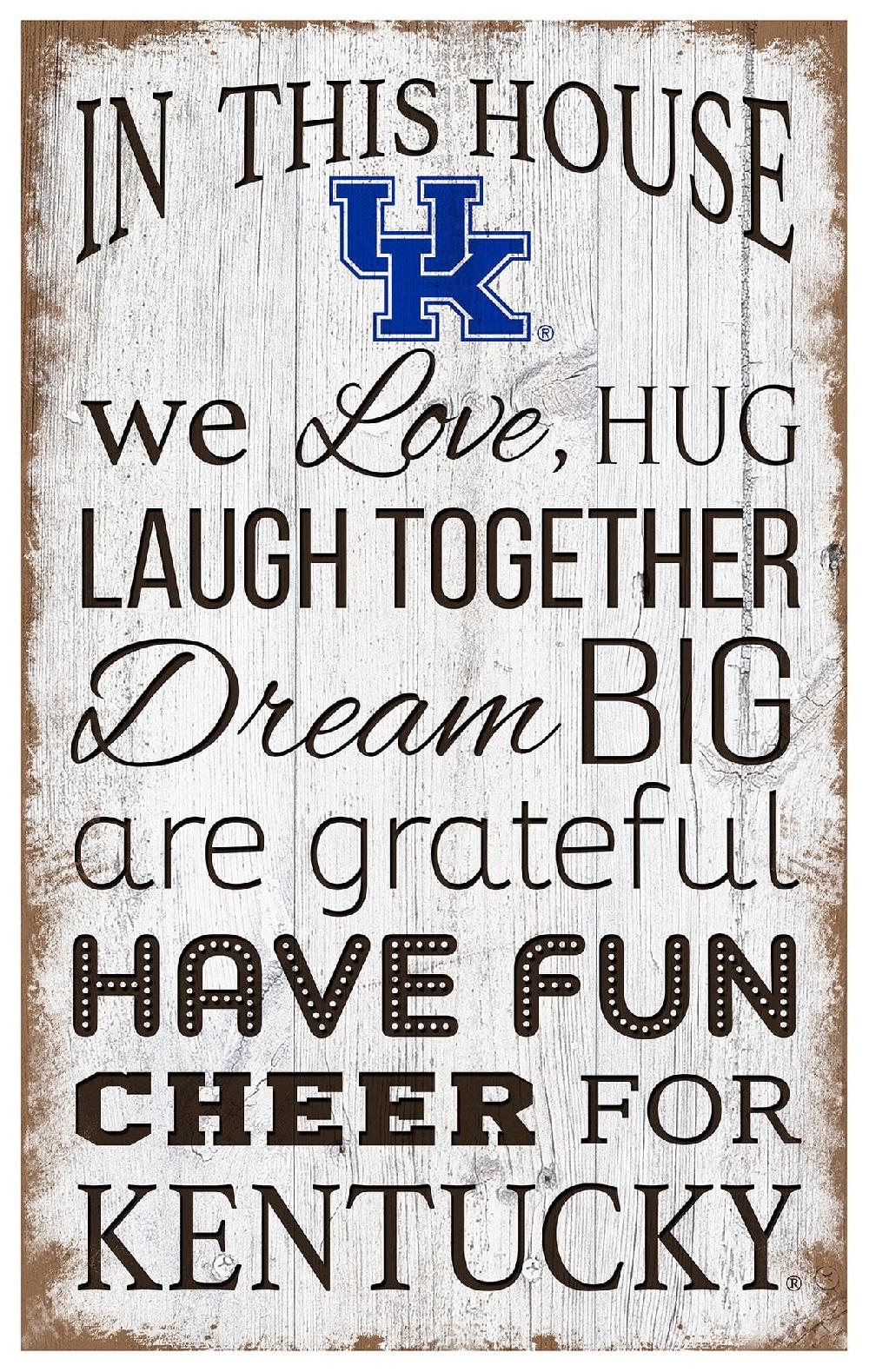 fan creations Kentucky In This House 11x19