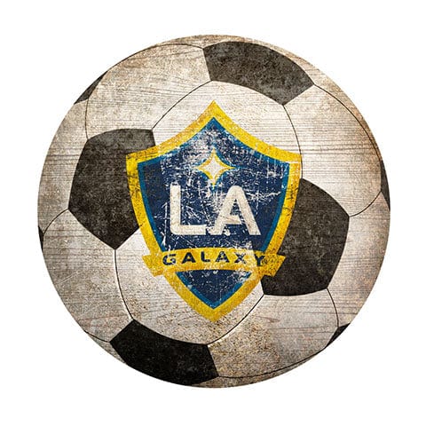 fan creations LA Galaxy 12" Soccer Shaped Sign