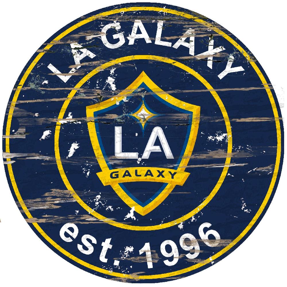 fan creations LA Galaxy Distressed 24" Circle