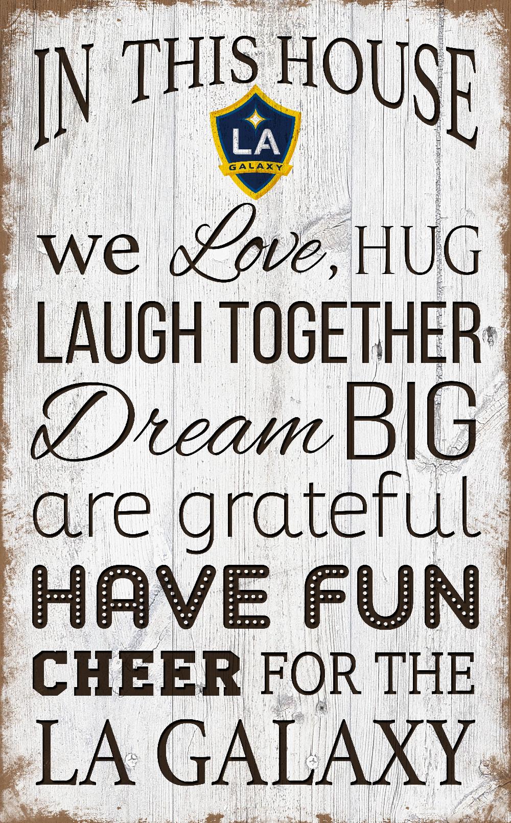 fan creations LA Galaxy In This House 11x19