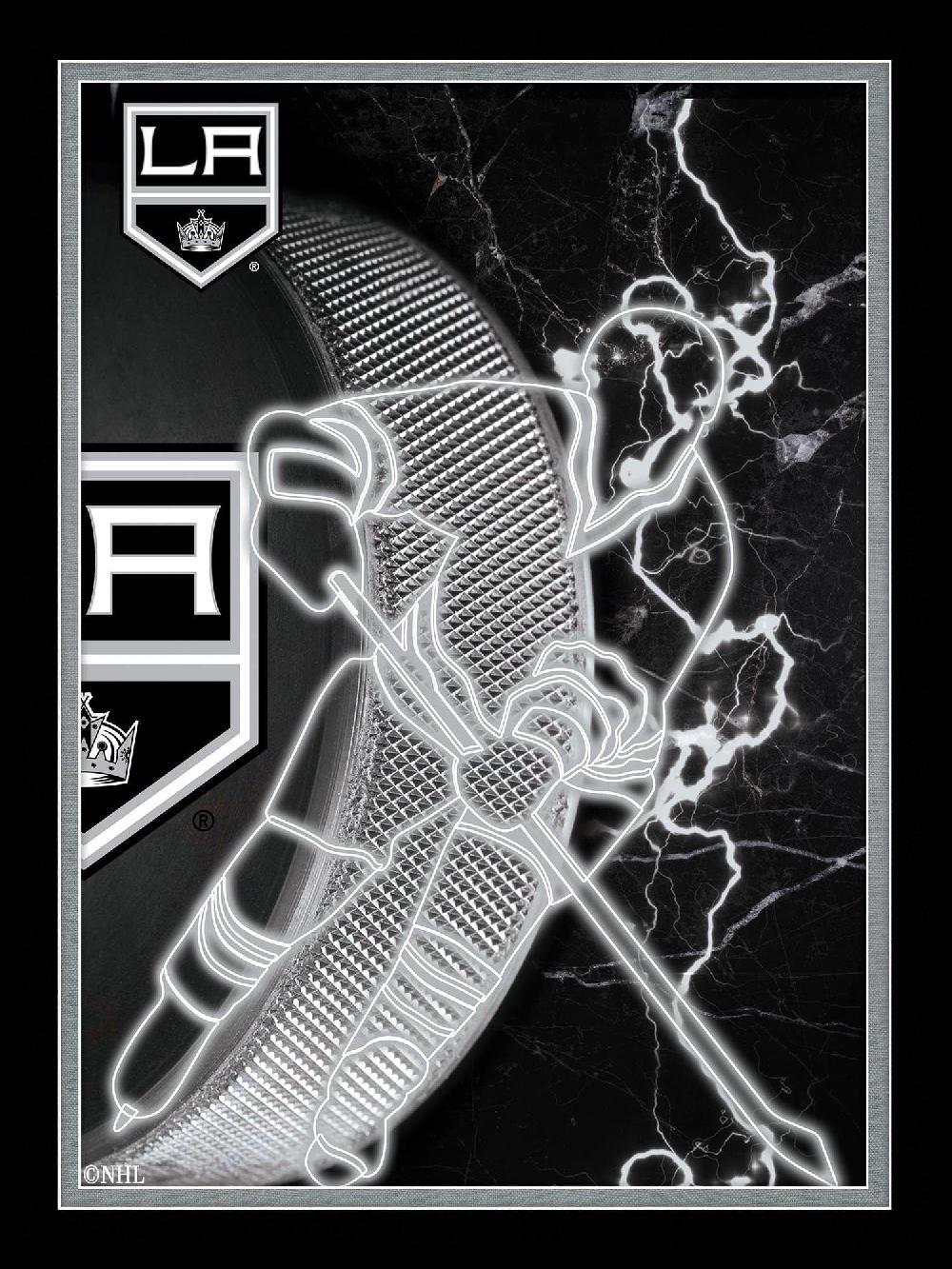 fan creations LA Kings Neon Player 12x16