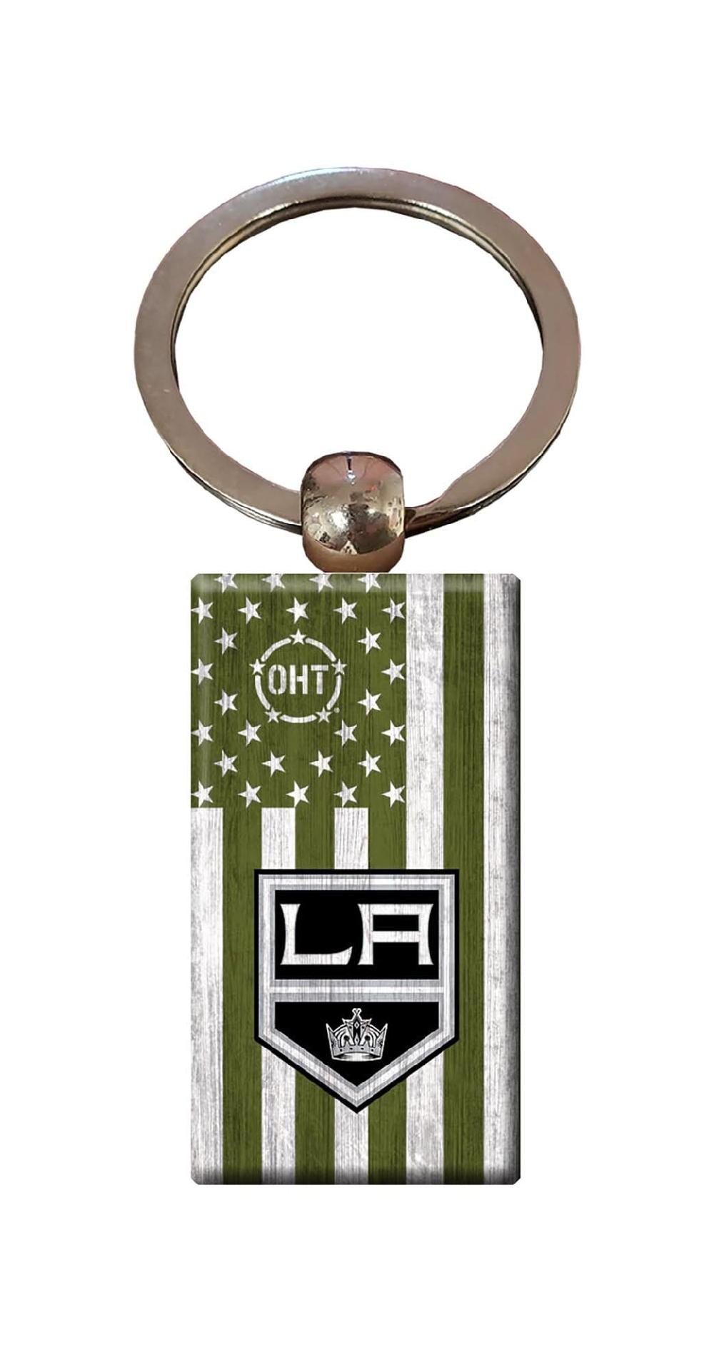 fan creations LA Kings OHT Flag Keychain
