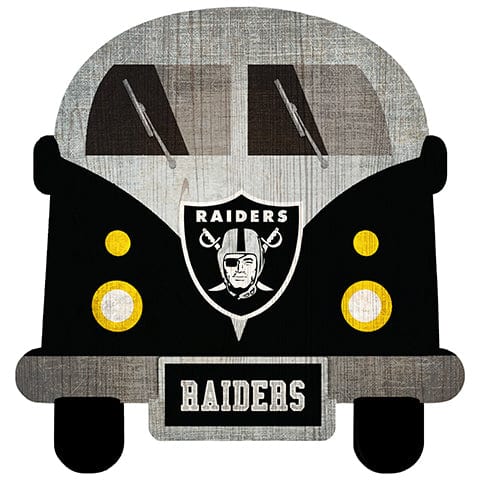 fan creations Las Vegas Raiders 12" Team Bus Sign