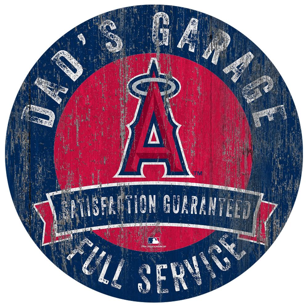 fan creations Los Angeles Angels Dad's Garage Sign