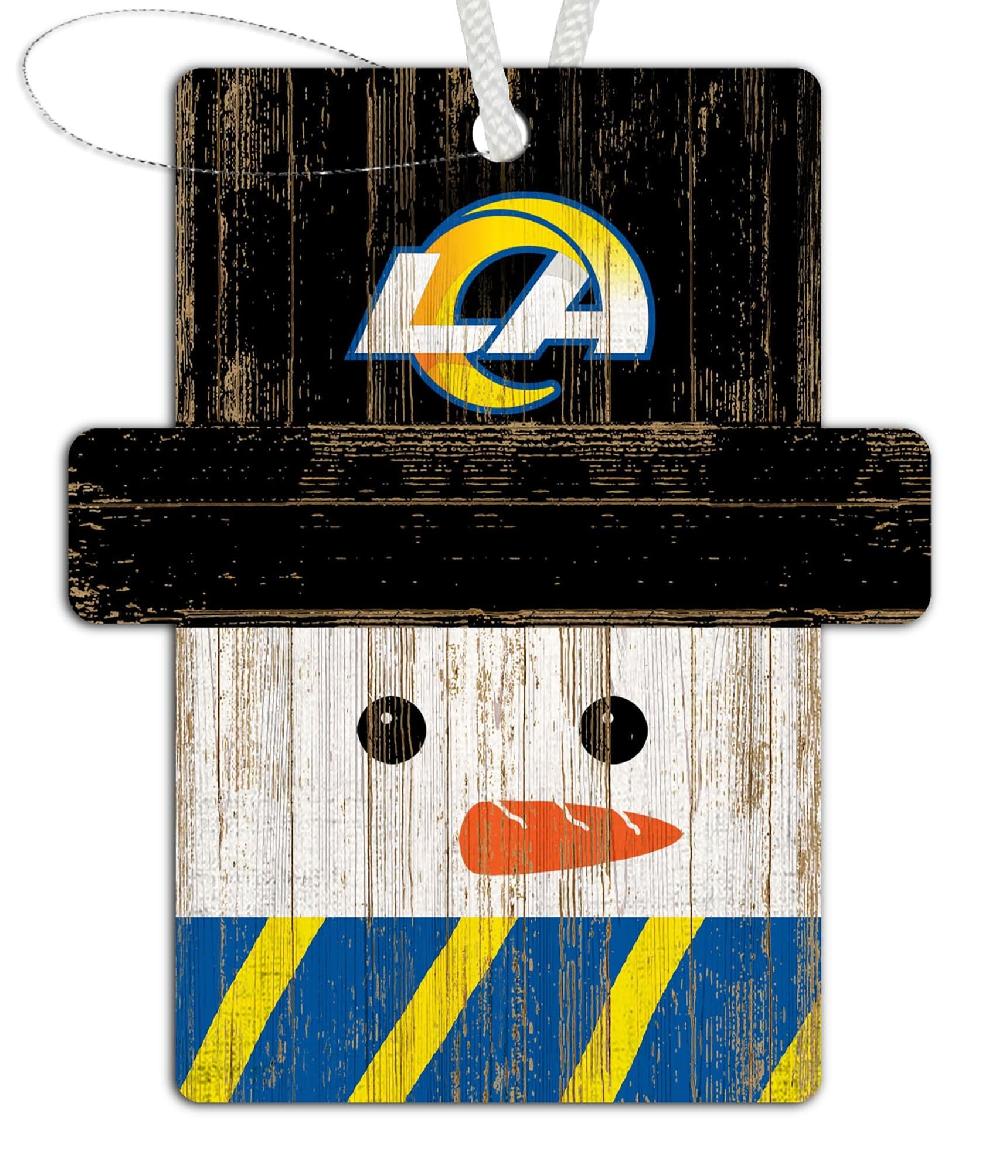 fan creations Los Angeles Rams Snowman Ornament