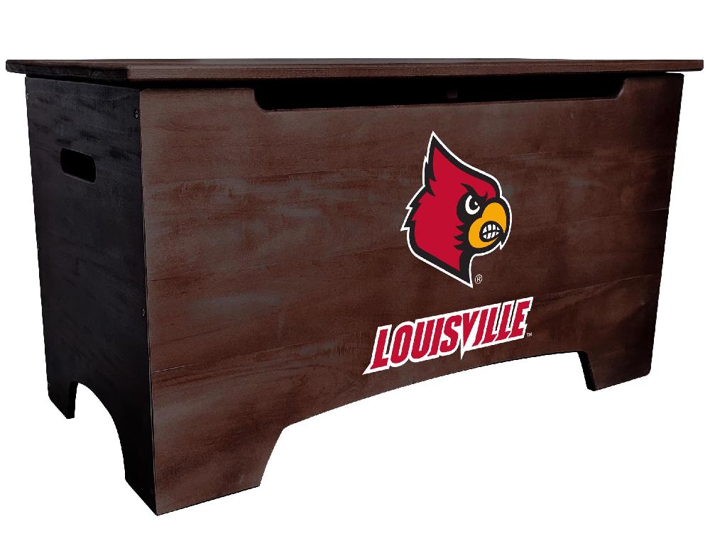 fan creations Louisville Logo Storage Chest