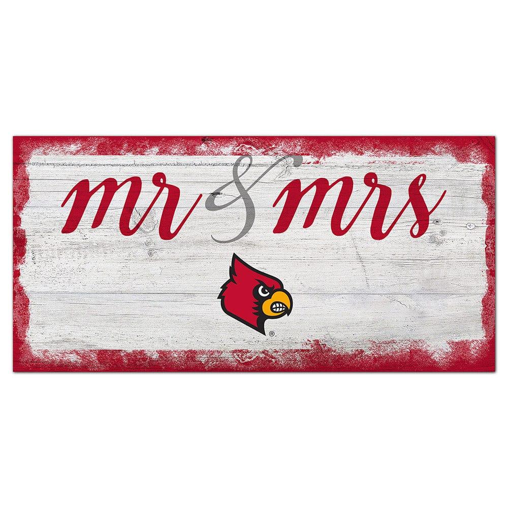 Fan Creations Louisville Script Mr & Mrs 6x12 Sign