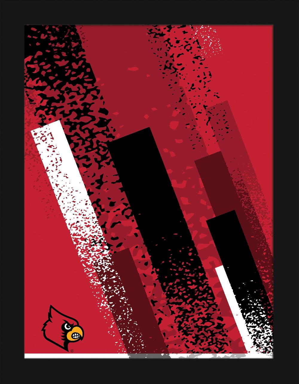 fan creations Louisville Team Color 12x16