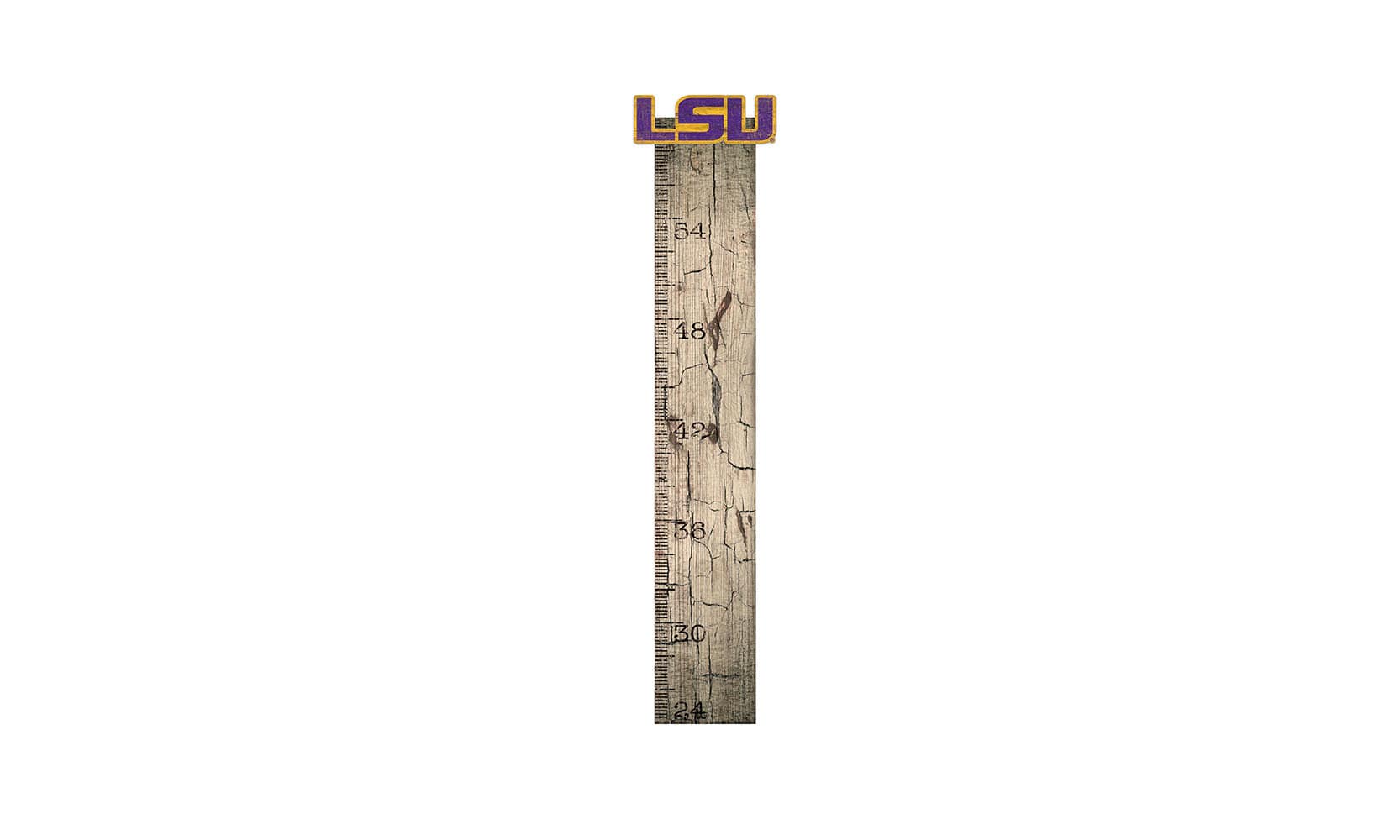 fan creations LSU Growth Chart Sign