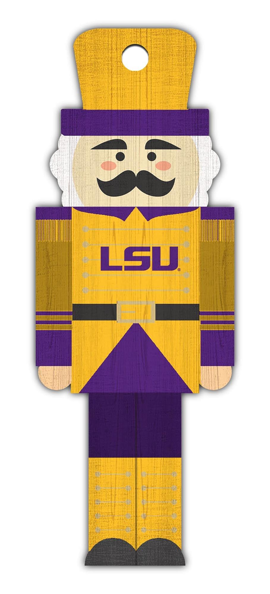 fan creations LSU Nutcracker Ornament