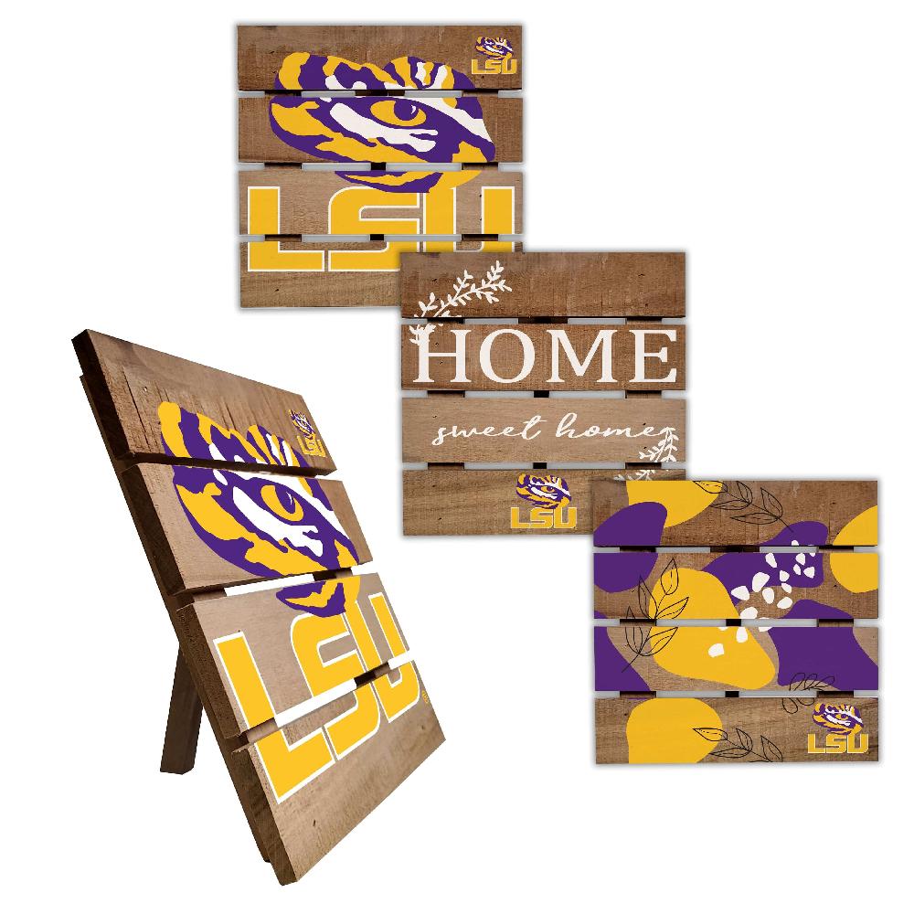 fan creations LSU Trivet Hot Plate Set of 4