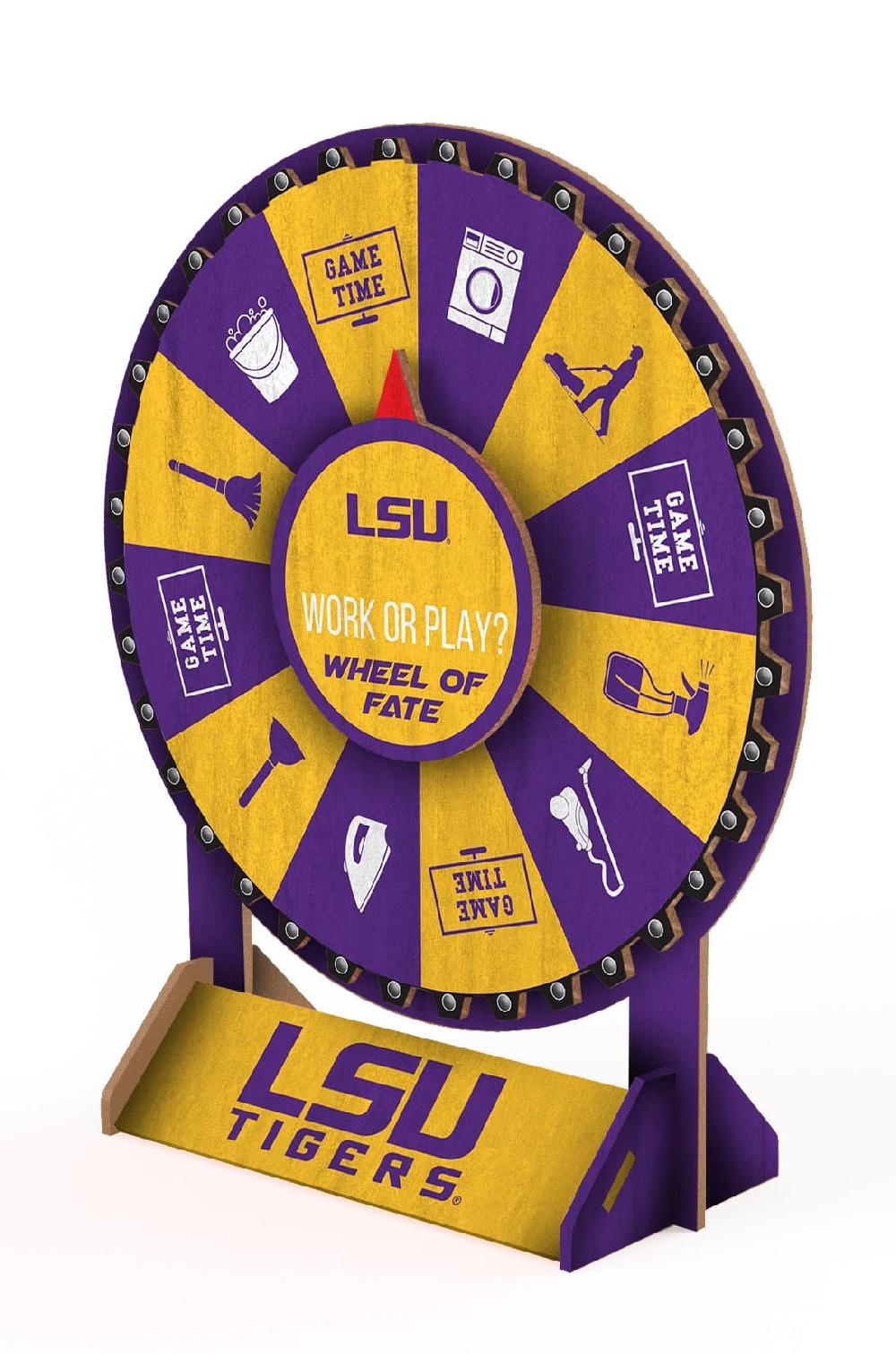 fan creations LSU Wheel of Fate