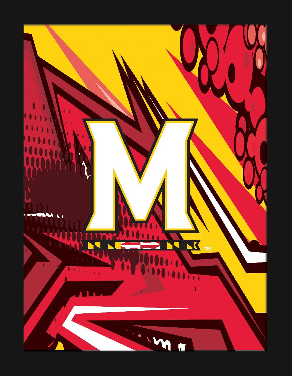 fan creations Maryland Team Comic 12x16