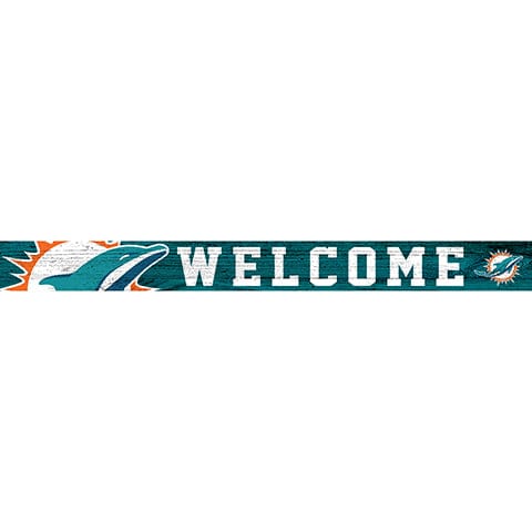 fan creations Miami Dolphins 16in. Welcome Strip