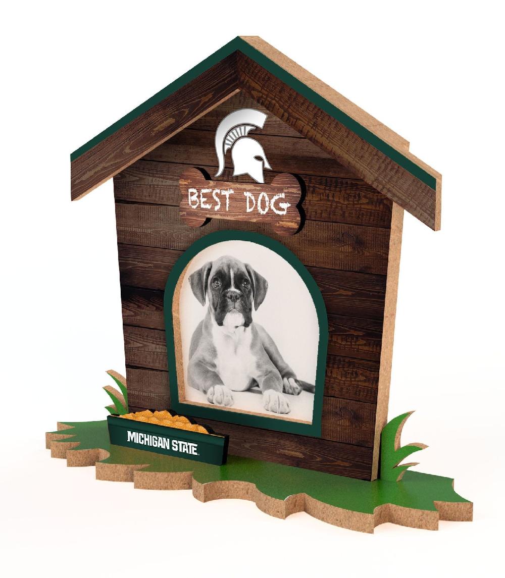 fan creations Michigan State Dog House Frame