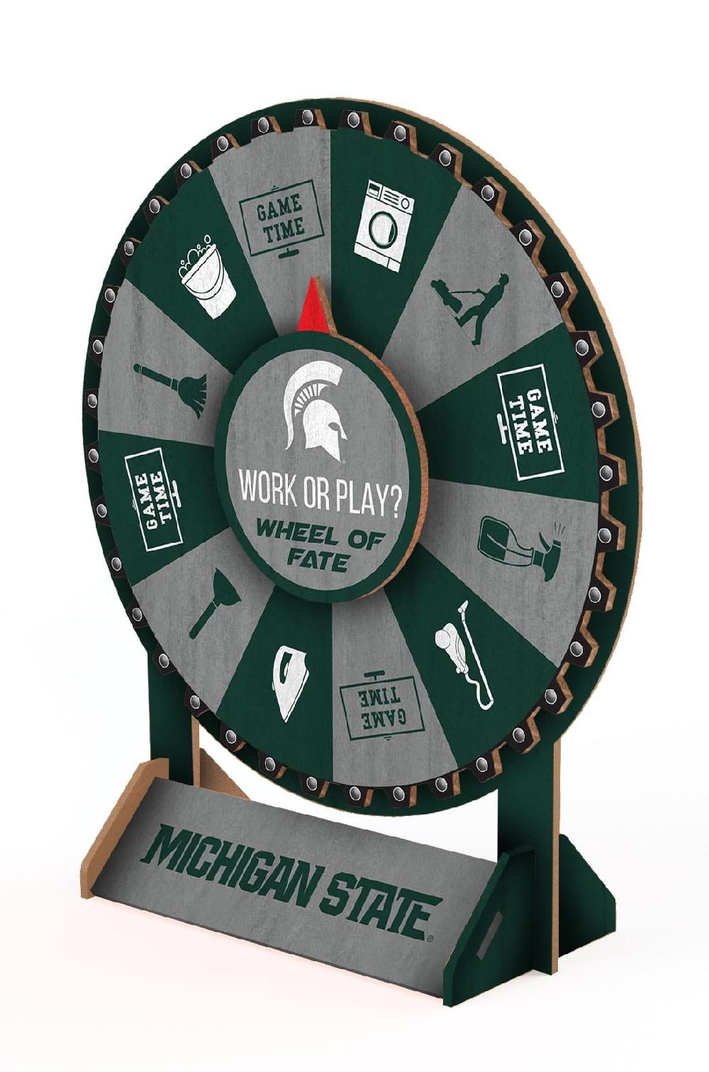 fan creations Michigan State Wheel of Fate