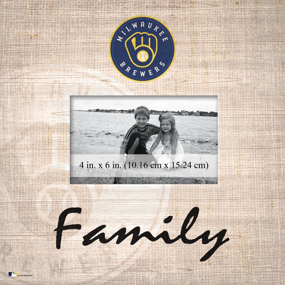 fan creations Milwaukee Brewers Family Frame