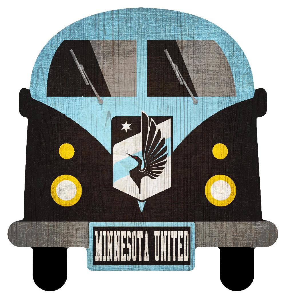 fan creations Minnesota United 12" Team Bus Sign
