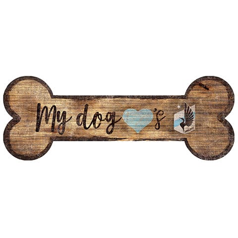 fan creations Minnesota United Dog Bone Sign