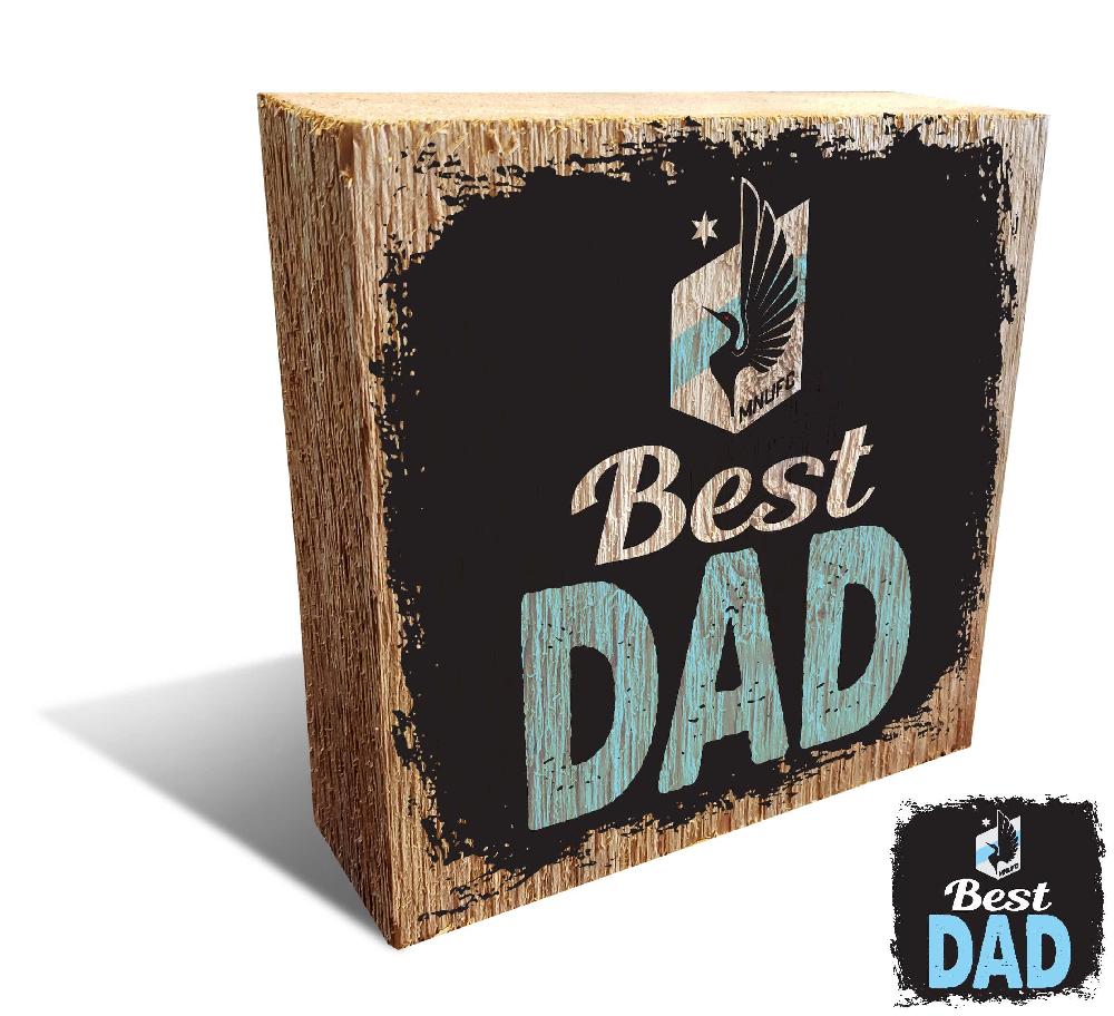 fan creations Minnesota United FC Best Dad Block