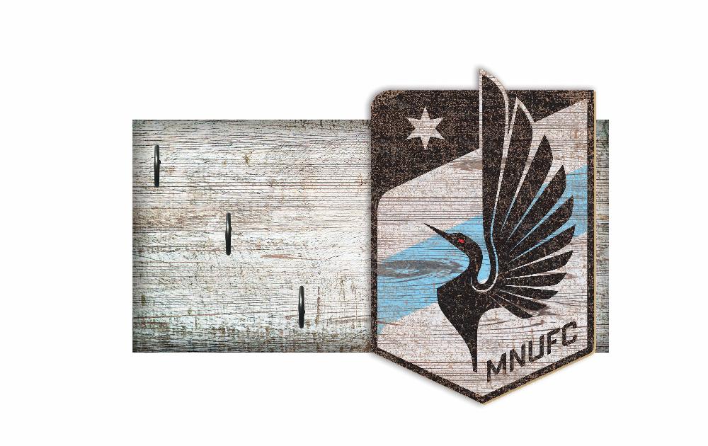 fan creations Minnesota United FC Key Holder 6x12