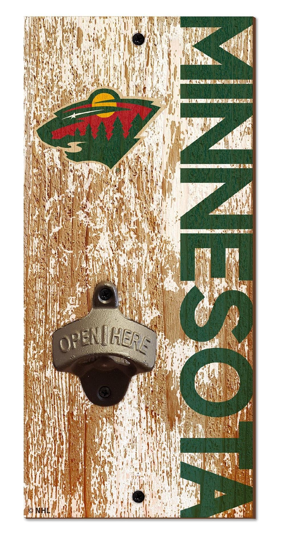 fan creations Minnesota Wild Bottle Opener