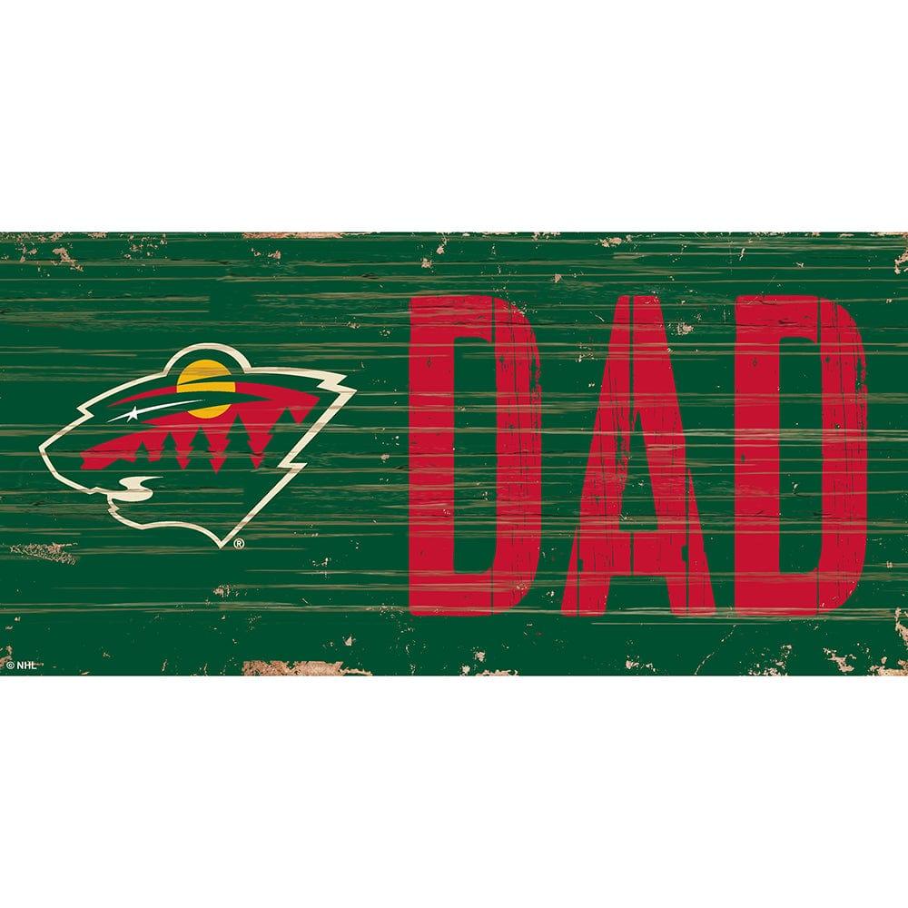 fan creations Minnesota Wild DAD 6x12 Sign