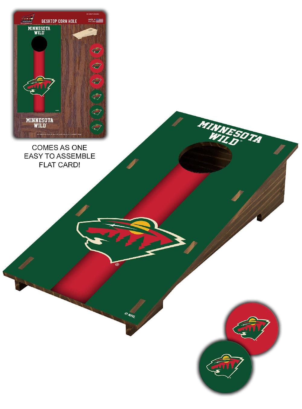 fan creations Minnesota Wild Desktop Cornhole