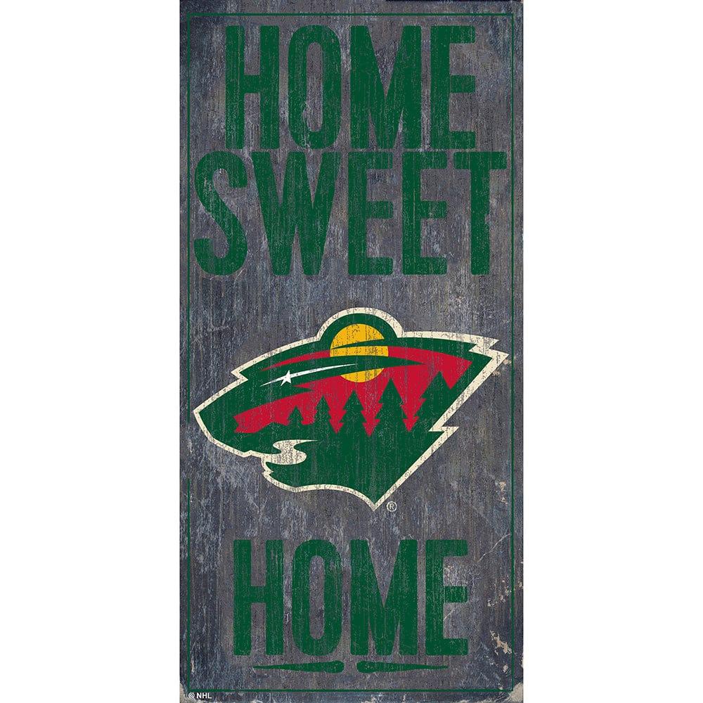 fan creations Minnesota Wild Home Sweet Home 6x12
