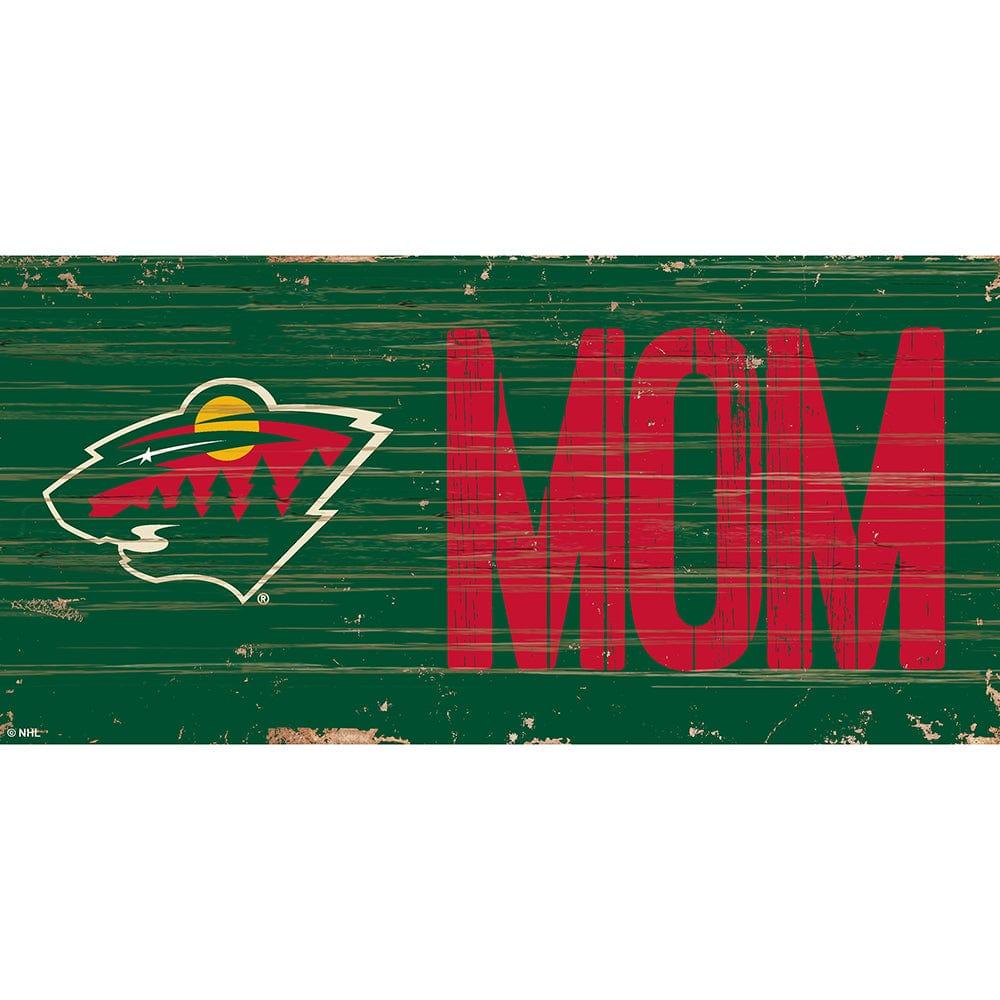 fan creations Minnesota Wild MOM 6x12 Sign