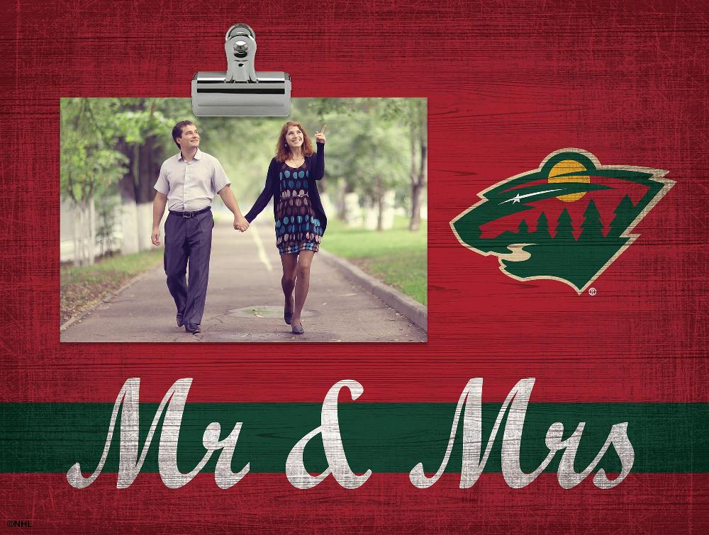 fan creations Minnesota Wild Mr & Mrs Clip Frame