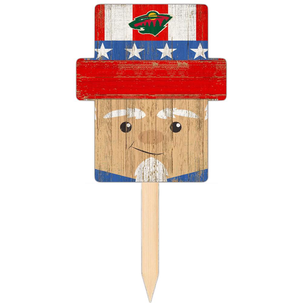 fan creations Minnesota Wild Uncle Sam Head Yard
