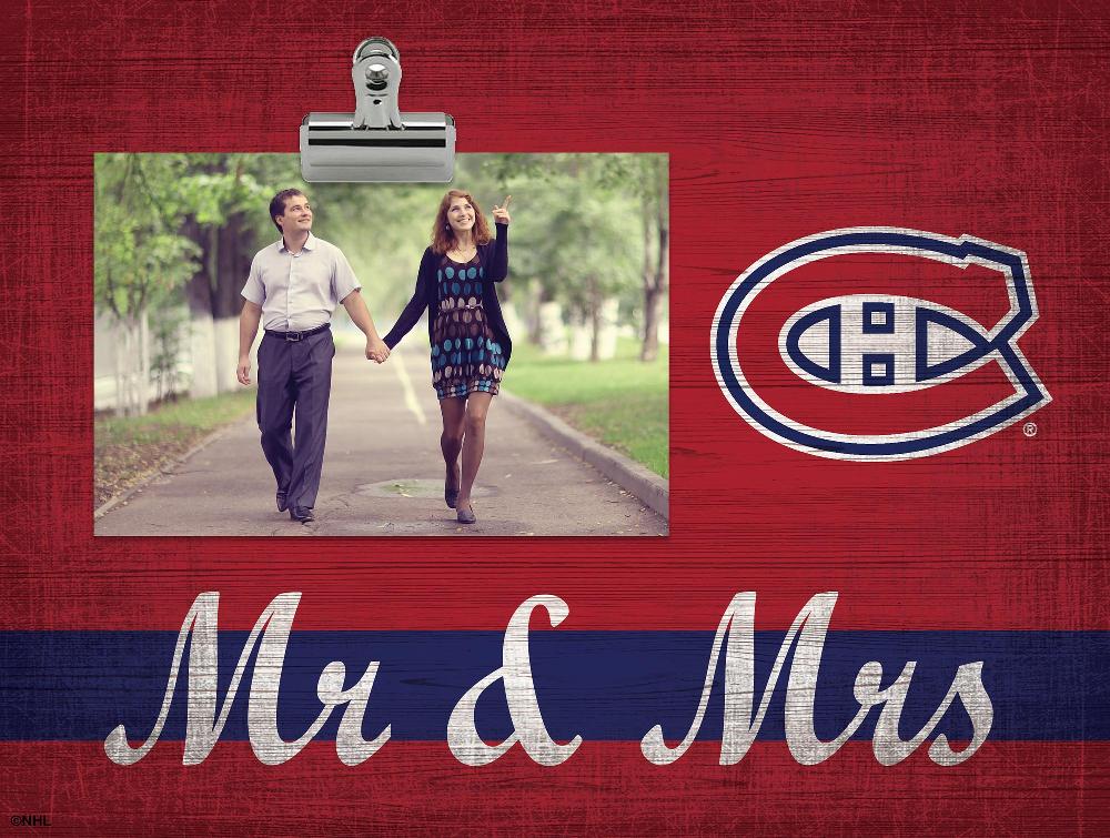 fan creations Montreal Canadiens Mr & Mrs Clip Frame
