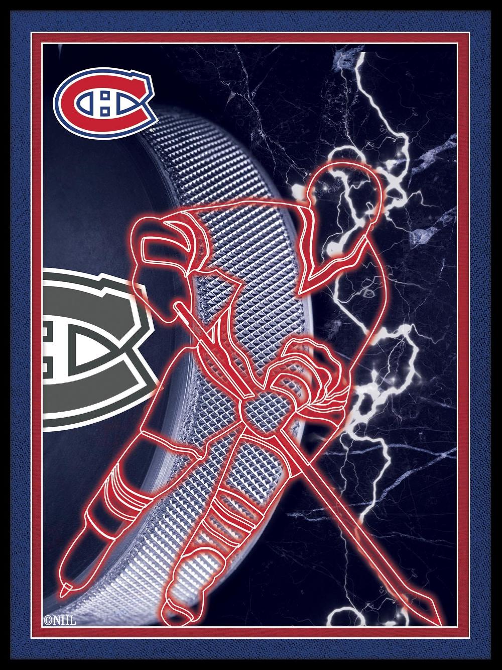 fan creations Montreal Canadiens Neon Player 12x16