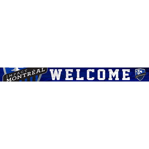 fan creations Montreal Impact 16in. Welcome Strip