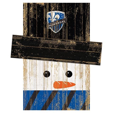 fan creations Montreal Impact Snowman Head