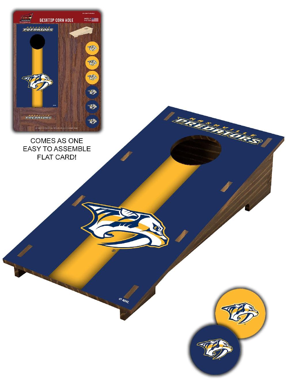 fan creations Nashville Predators Desktop Cornhole
