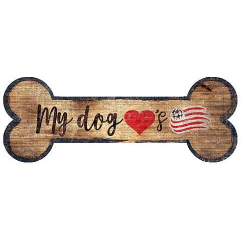fan creations New England Revolution Dog Bone Sign