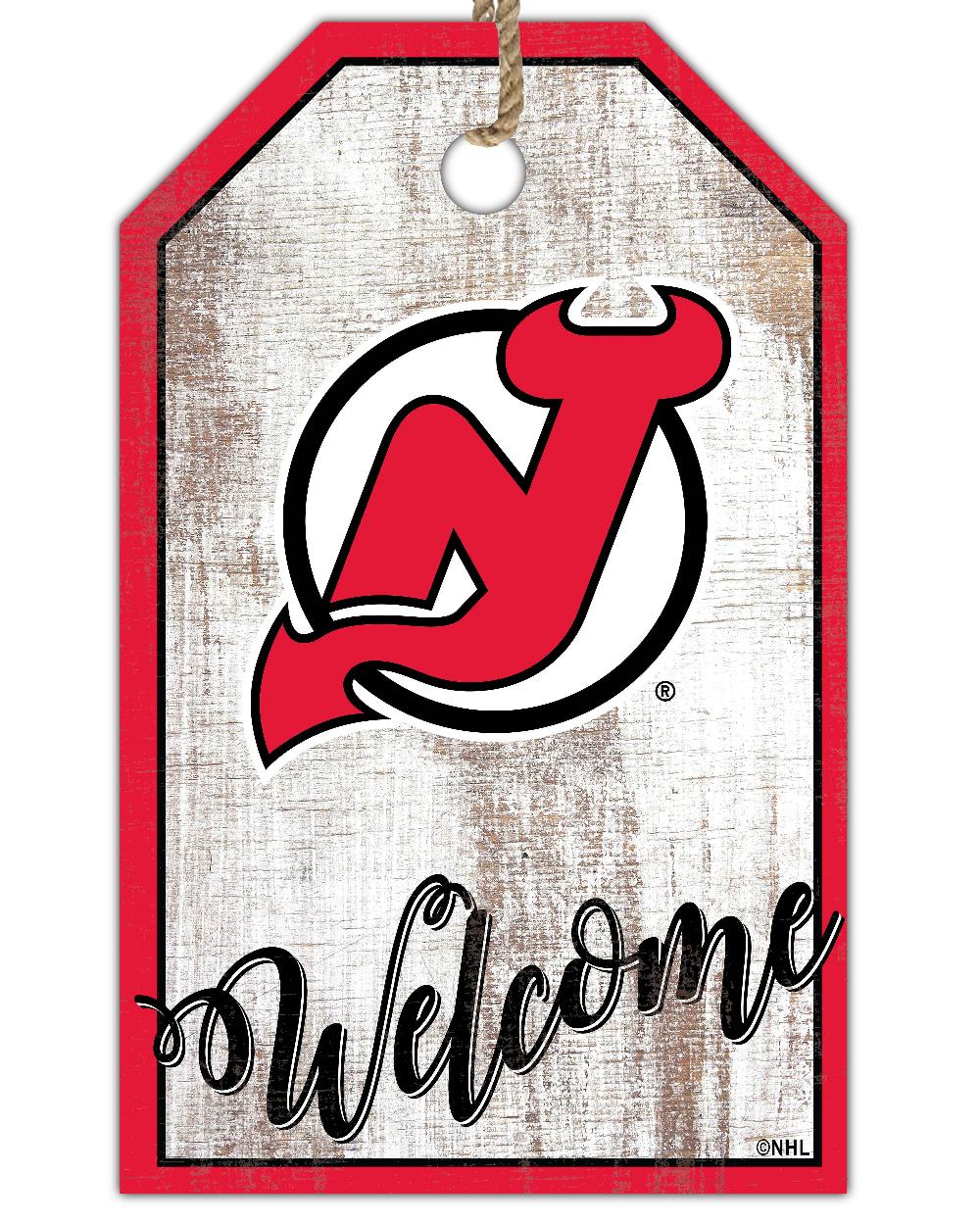 fan creations New Jersey Devils Welcome 11x19 Tag