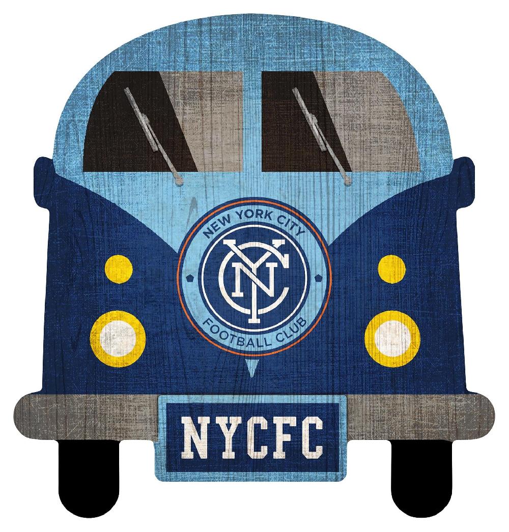 fan creations New York City FC 12" Team Bus Sign